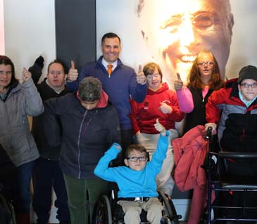 County Executive Marcus Molinaro and friends visit Franklin D. Roosevelt Library & Museum. The FDR library and Museum is a valued partner who embraced the Autism Sensitive Environment training to best support of people with all abilities who visit the Presidential Library and Museum. (February 2017)