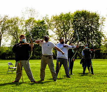 Dutchess County Parks invited some friends from Devereux to participate in an Adaptive Archery workshop at Bowdoin Park! Participants were instructed on safety and received hands-on training throughout the event! Beautiful weather made for a great day for all! (5/2021)