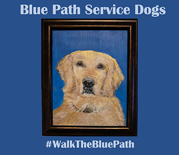 Blue Path’s annual Walk-a-thon was hosted virtually for 2021! Participants started the day by gathering online and then setting off on their own to walk and raise awareness for the agency. Blue Path matches expertly trained autism service dogs to local families, free of charge, offering individuals companionship and independence. (5/2021)
