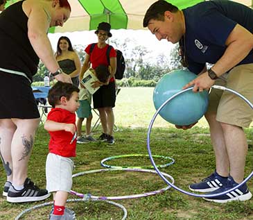 ThinkDIFFERENTLY Fitness & Field Day at Bowdoin Park was a big success! Hundreds came from around the county to participate in the field games, visit the nutrition stations & collect information from our community providers! All participants went home with a finisher medal and a delicious bagged lunch! (7/2021)