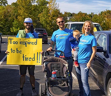 The Down Syndrome Association of the Hudson Valley hosted the 2021 Buddy Walk at Dutchess Stadium! ThinkDIFFERENTLY created a pumpkin decorating station for participants to visit throughout the walk. The Buddy Walk is an annual event used to help support education and awareness of Down syndrome. (10/2021)